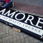 Fabricated Perspex lettering 01 harvest room signs