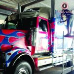 Harvest Room signs vehicle branding