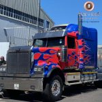 Harvest Room signs vehicle branding