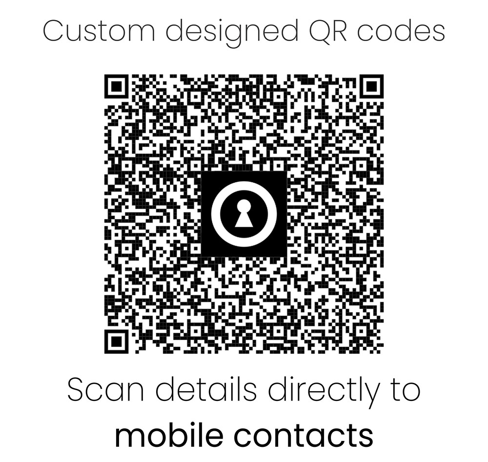 QR Code harvest room signs